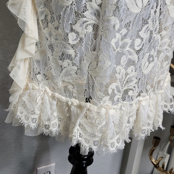 AUTENTIC Dolce & Gabbana Lace mini dress off-white - Picture 4 of 16